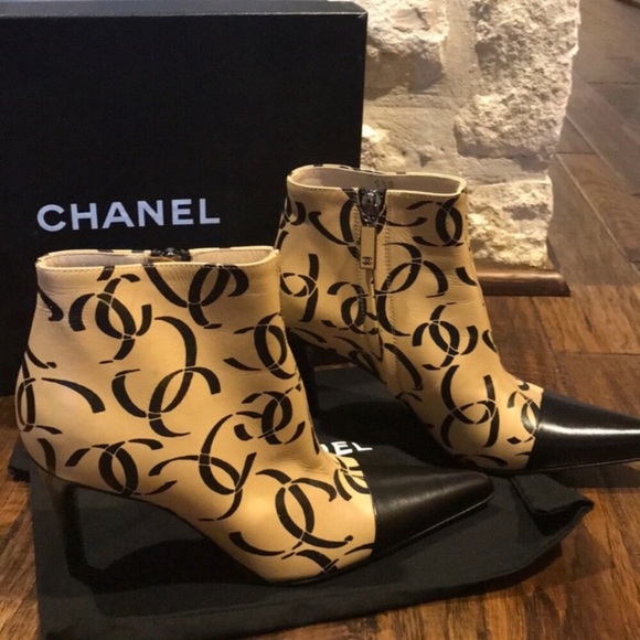 SOLD Chanel Ankle Boots - Picture 2 of 3